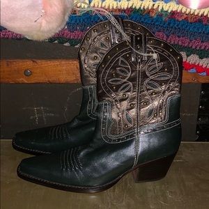 Cole Hann Leather Cowboy Boots🔥